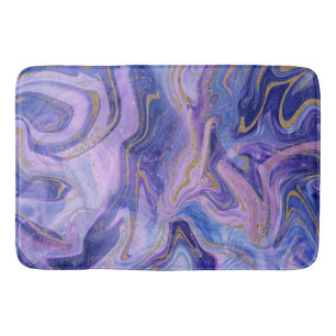 Tapis De Bain Fantaisie de lavis de bonbon de coton éthéré