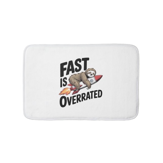 Tapis De Bain Fast est surévalué Sloth Rocket (Devant)