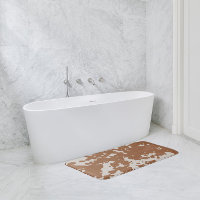 Faux Cowhide Spots Brown Pays Ouest