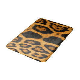 Tapis De Bain Faux Ocelot Peau Salle de bain Mat