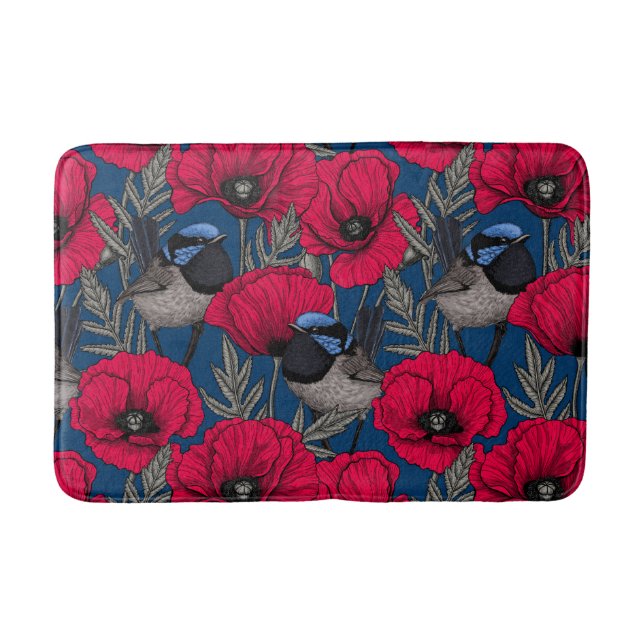 Tapis De Bain Fée et pavots (Devant)