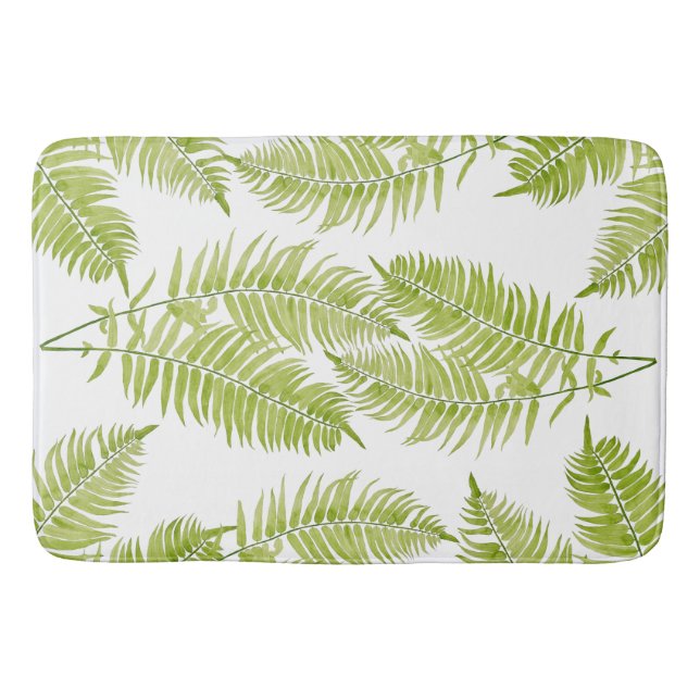 Tapis De Bain Ferne à plumes sur un bain (Devant)