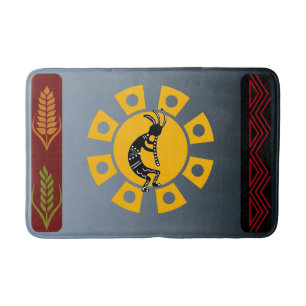 Tapis De Bain Fertilité de récolte Sun Kokopelli