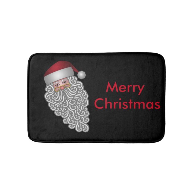 Tapis De Bain Festive Père Noël Joyeux Noël (Devant)
