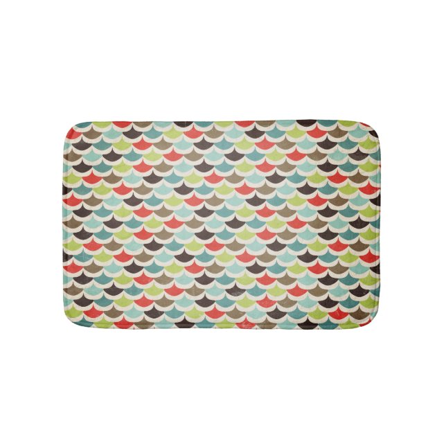 Tapis De Bain Festons modernes de la moitié du siècle (Devant)