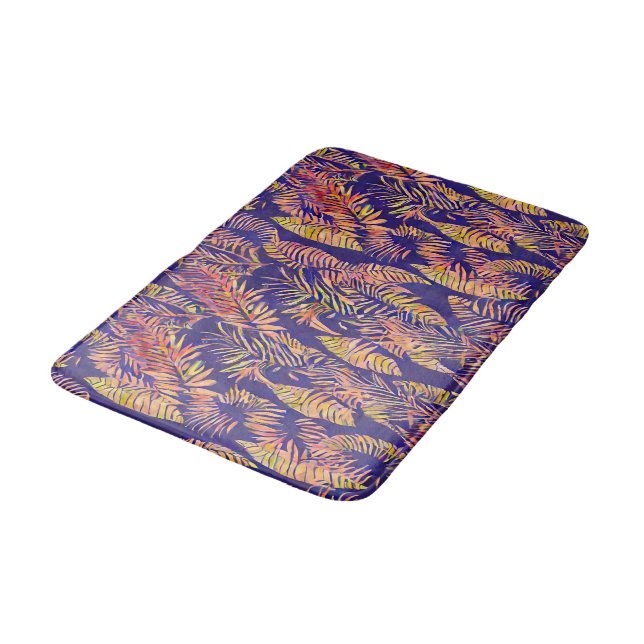 Tapis De Bain Feuille de tigre (Angle)