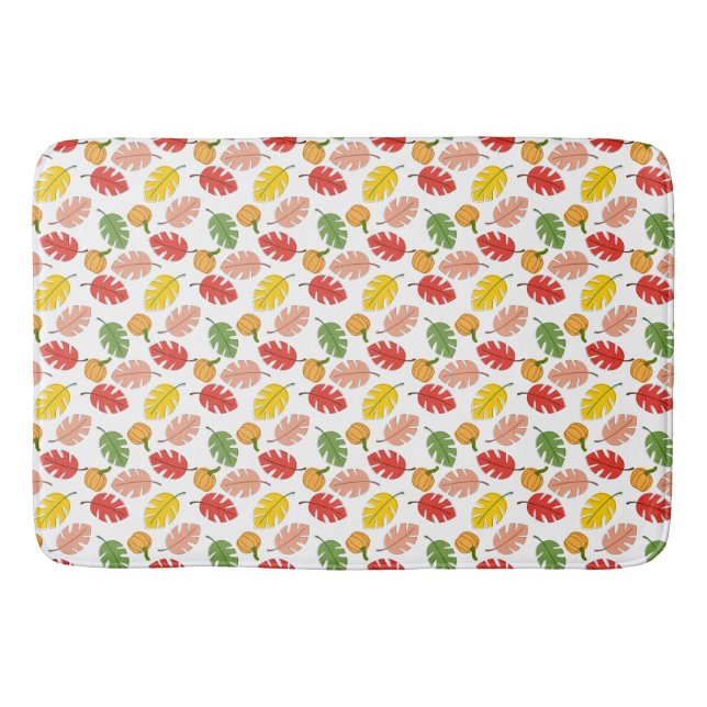 Tapis De Bain Feuille et Citrouille (Devant)