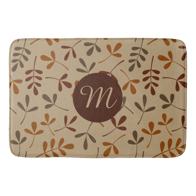 Tapis De Bain Feuilles Automatiques Agréées Ptn (Personnalisées) (Devant)