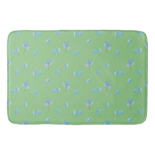 Tapis De Bain Feuilles branchés de l'Eucalyptus sur le sol