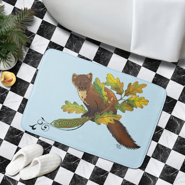 Tapis De Bain Feuilles d'automne de Pine Marten (Créateur téléchargé)