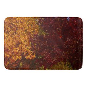 Tapis De Bain Feuilles d'automne Jaune et pourpre, ZSSPG