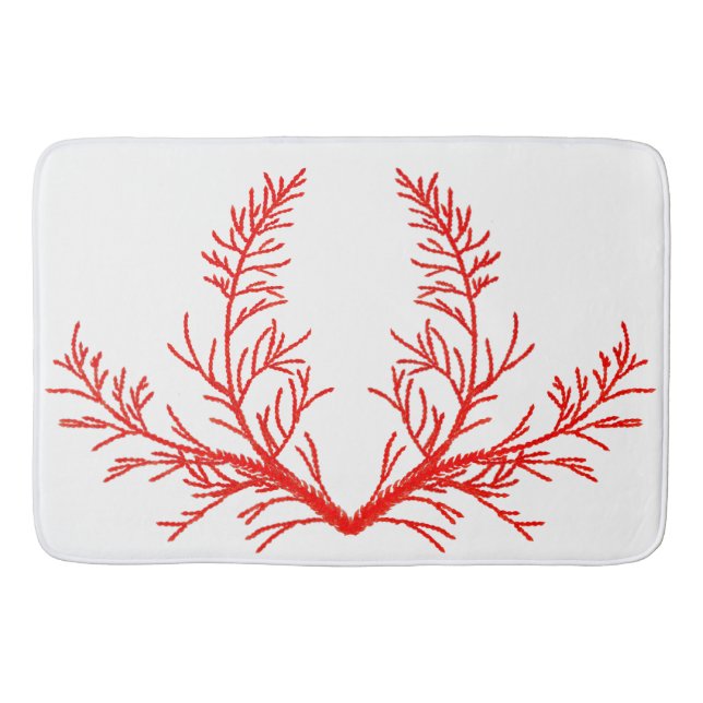 Tapis De Bain Feuilles de cèdre sur un bath Mat (Devant)