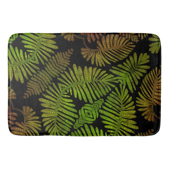 Tapis De Bain Feuilles Monstera (Devant)