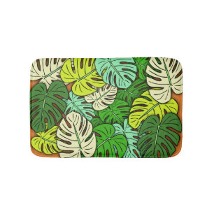 Tapis De Bain Feuilles Monstera #3