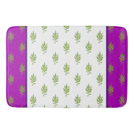 Tapis De Bain Feuilles sauvages sur un bain