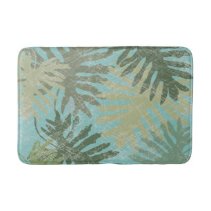 Tapis De Bain Feuilles tropicaux défraîchis