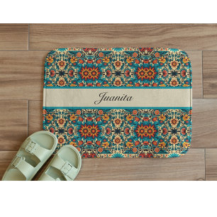 Tapis De Bain Fiesta Blooms personnalisable