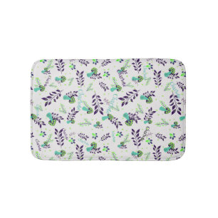 Tapis De Bain Fille Cute Fairytale Champignons Nom personnalisé 