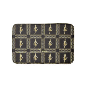 Tapis De Bain Fille Flapper des années 1920 Thunder_Cove