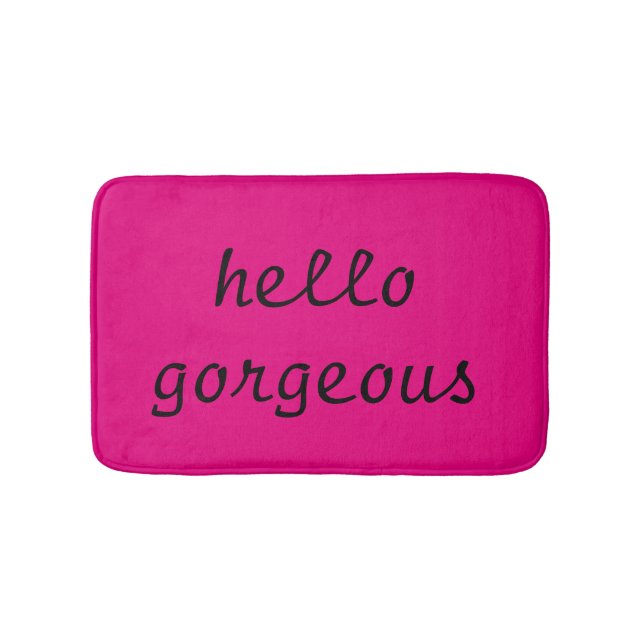 Tapis De Bain Fille magnifique de lettre de brosse de roses (Devant)