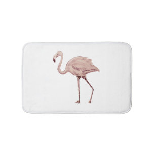 Tapis De Bain Flamant rose rose Peinture Bain Mat