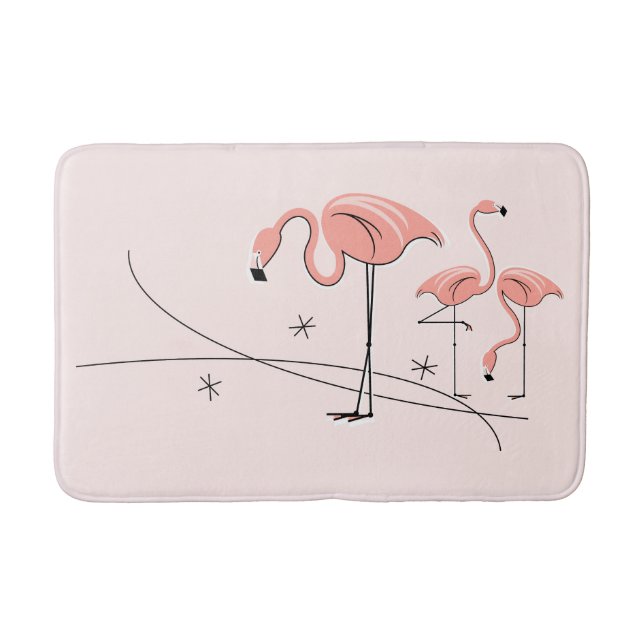 Tapis De Bain Flamants roses Pink Trio 3 bain mat (Devant)