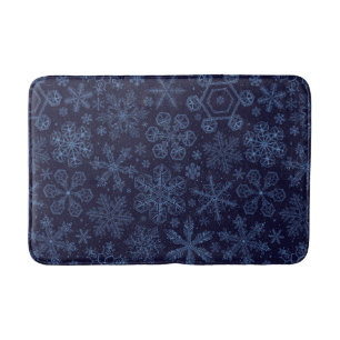 Tapis De Bain Flèches bleues sur bleu