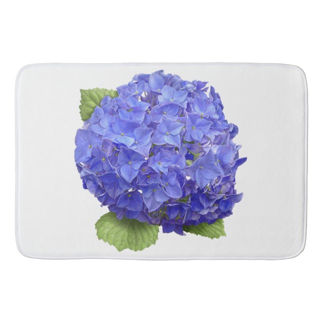 Tapis De Bain Fleur Blue Hydrangea (Devant)