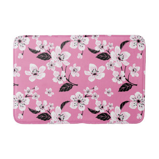 TAPIS DE BAIN FLEUR DE CERISIER - SAKURA (ROSE CLAIR)