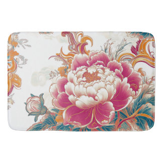 Tapis De Bain Fleur de Crimson