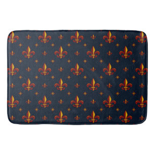 Tapis De Bain Fleur De Lis