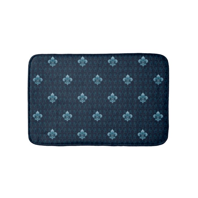 Tapis De Bain Fleur De Lis Pattern (Devant)