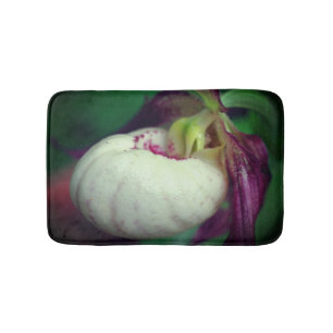 Tapis De Bain Fleur d'orchidée blanche Lady Grosse