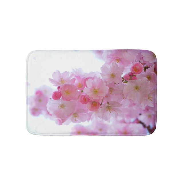 Tapis De Bain Fleur japonaise de cerisier (Devant)