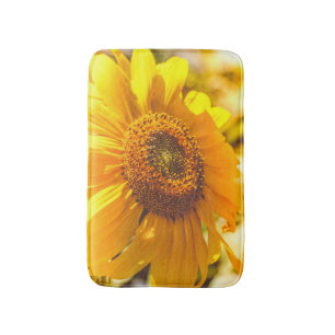Tapis De Bain Fleur jaune de tournesol