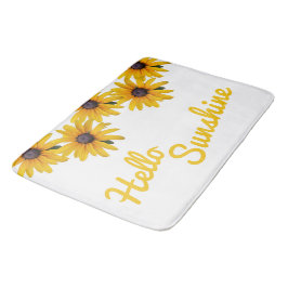 Tapis De Bain Fleur Jaune Photo Fleur Bain Mat