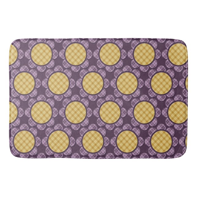 Tapis De Bain Fleur pourpre (Devant)