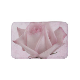 Tapis De Bain Fleur rose douce
