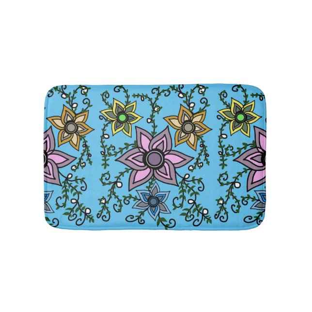 Tapis De Bain fleurs (Devant)