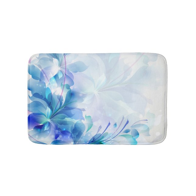 Tapis De Bain Fleurs Abstraites (Devant)