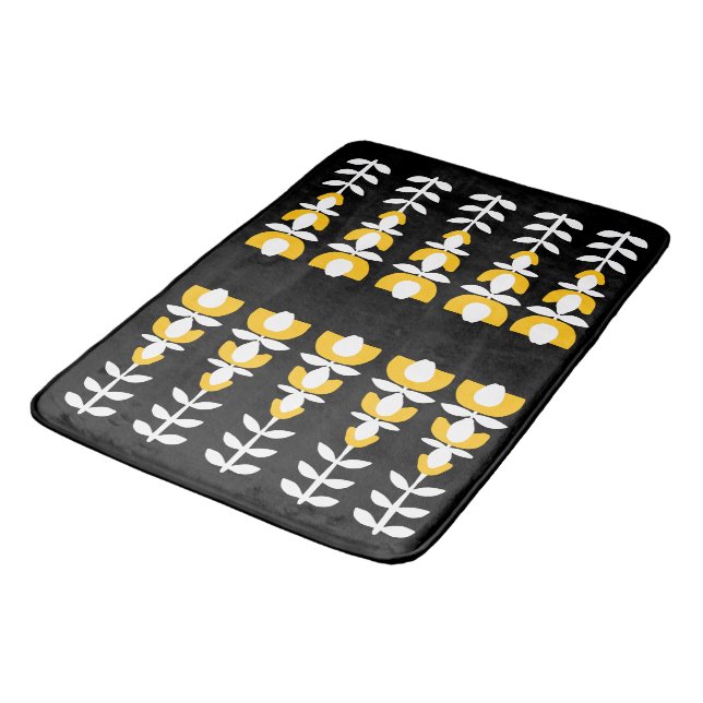 Tapis De Bain Fleurs d'art populaire Moderne Simple (Angle)