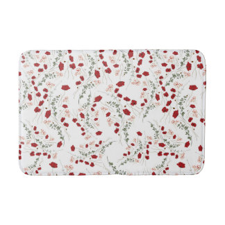 Tapis De Bain Fleurs de chauves-souris