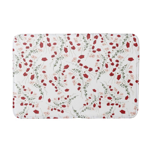 Tapis De Bain Fleurs de chauves-souris (Devant)