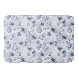 Tapis De Bain Fleurs de lavande violette