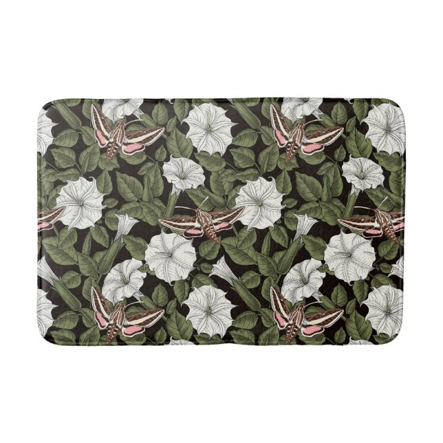 Tapis De Bain Fleurs de lune et sphinx Mois (Devant)