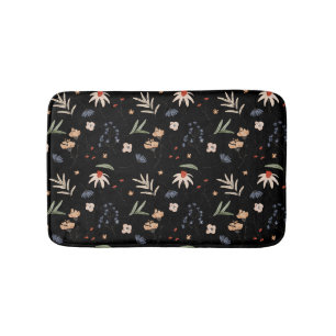 Tapis De Bain Fleurs d'eau simples 1