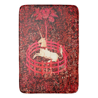 TAPIS DE BAIN FLEURS D'IMAGINAIRES GOTHIQUES UNICORNES, MOTIFS F