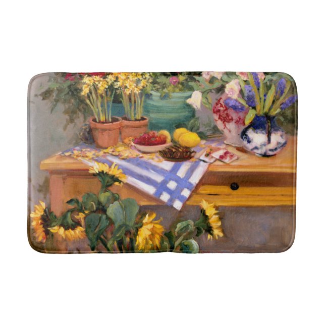 Tapis De Bain Fleurs fraîches I (Devant)