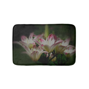 Tapis De Bain Fleurs Lily
