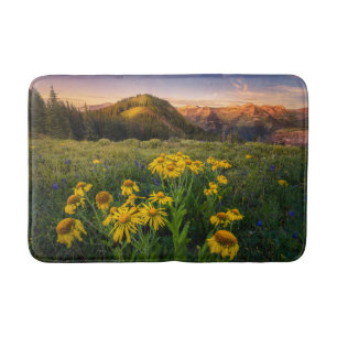 Tapis De Bain Fleurs Mountain Meadow Crested Butte Colorado
